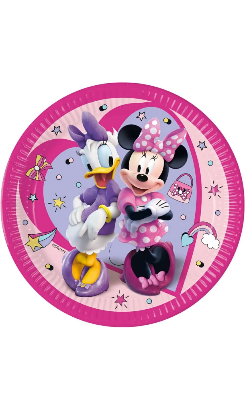 Minnie Junior FSC Paper Plates 23cm - 8pk