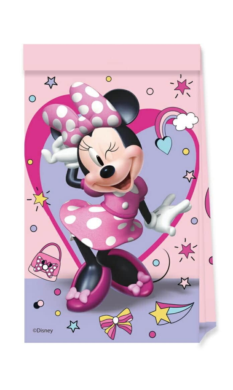 Minnie Junior FSC Paper Party Bags - 4pk