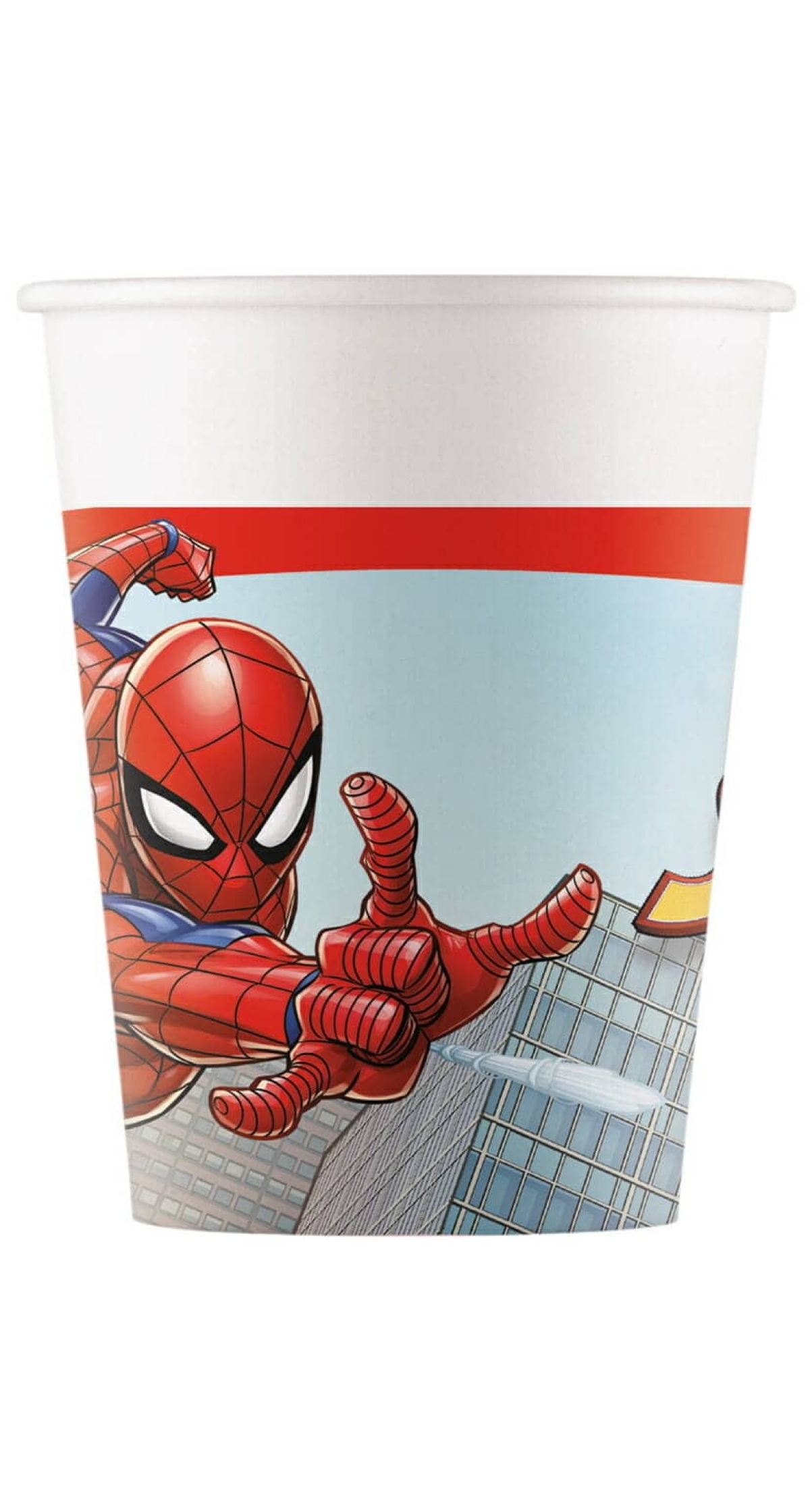 Spider-Man Crime Fighter FSC Paper Cups 200ml - 8pk