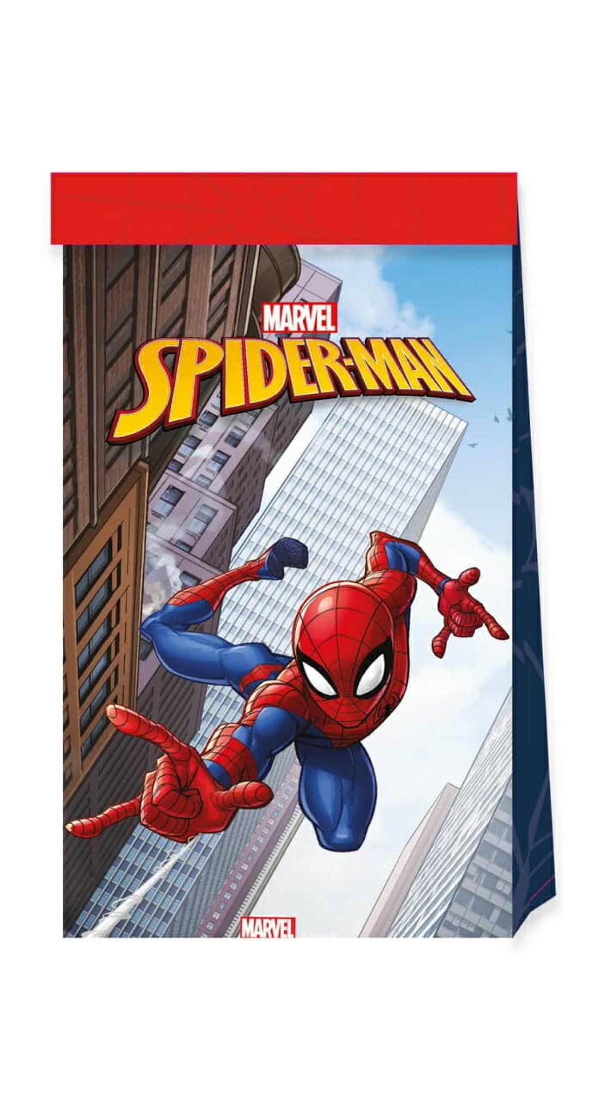 Spider-Man Crime Fighter FSC Paper Party Bags - 4pk