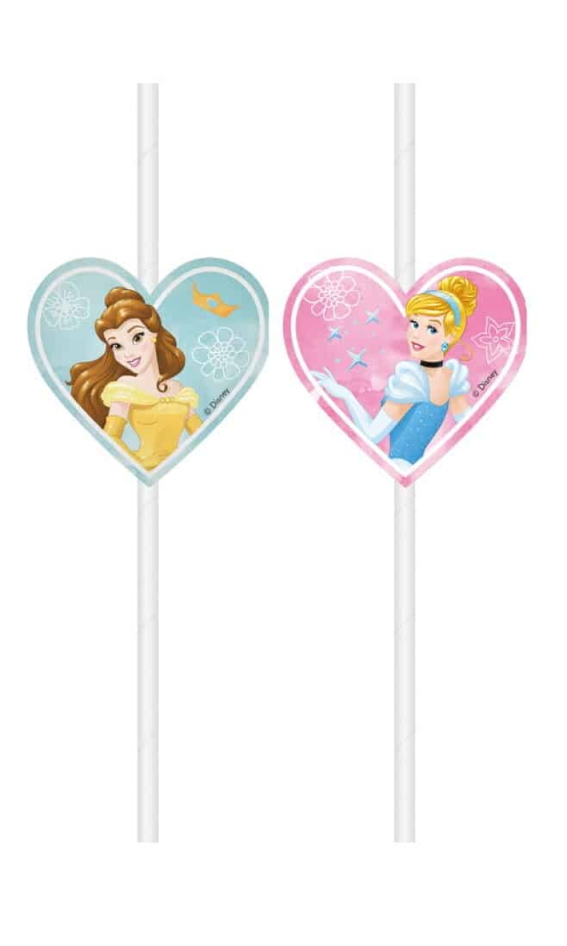 Princess Live Your Story FSC Paper Drinking Straws - 4pk