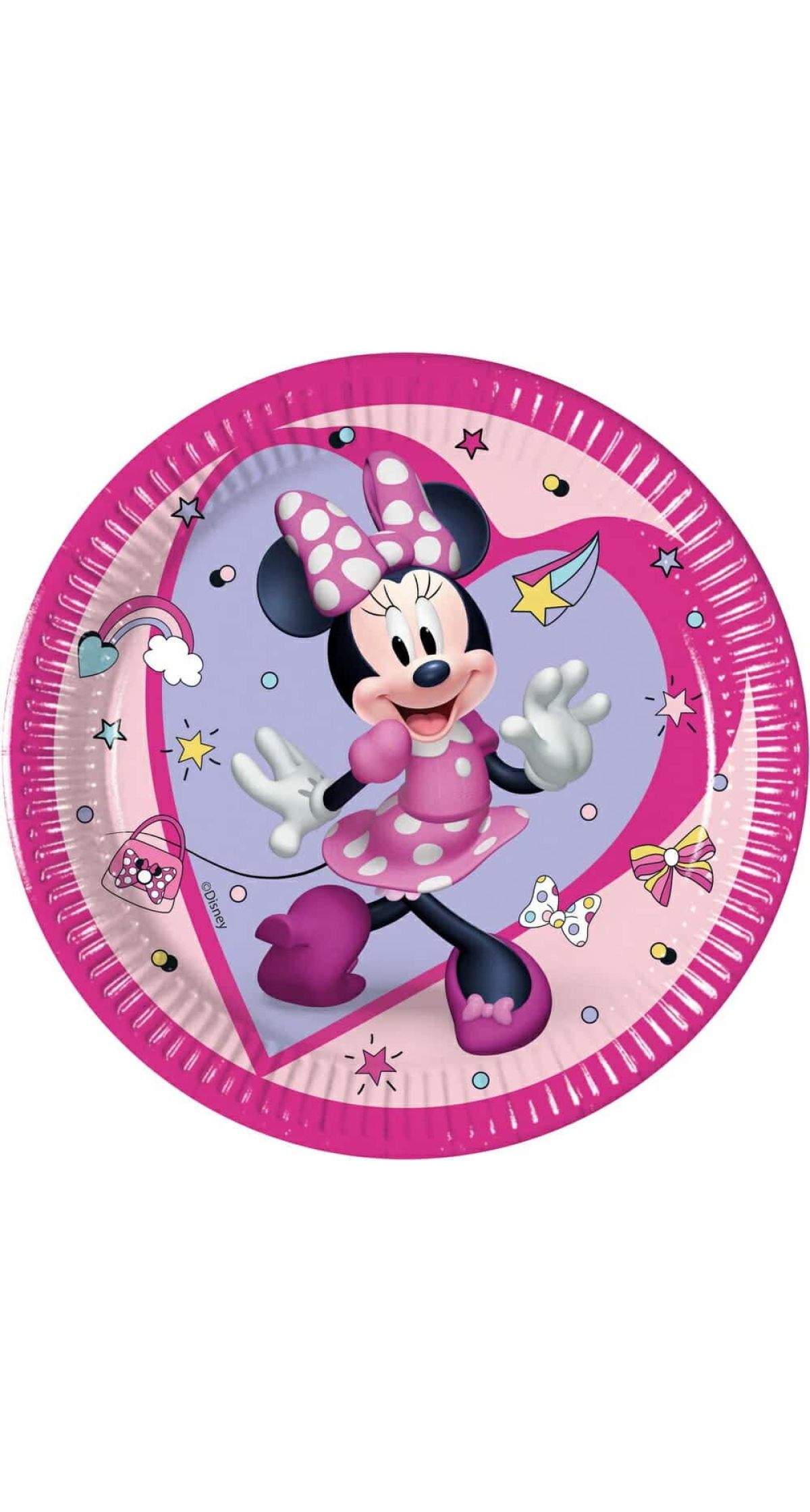 Minnie Junior FSC Paper Plates 20cm - 8pk