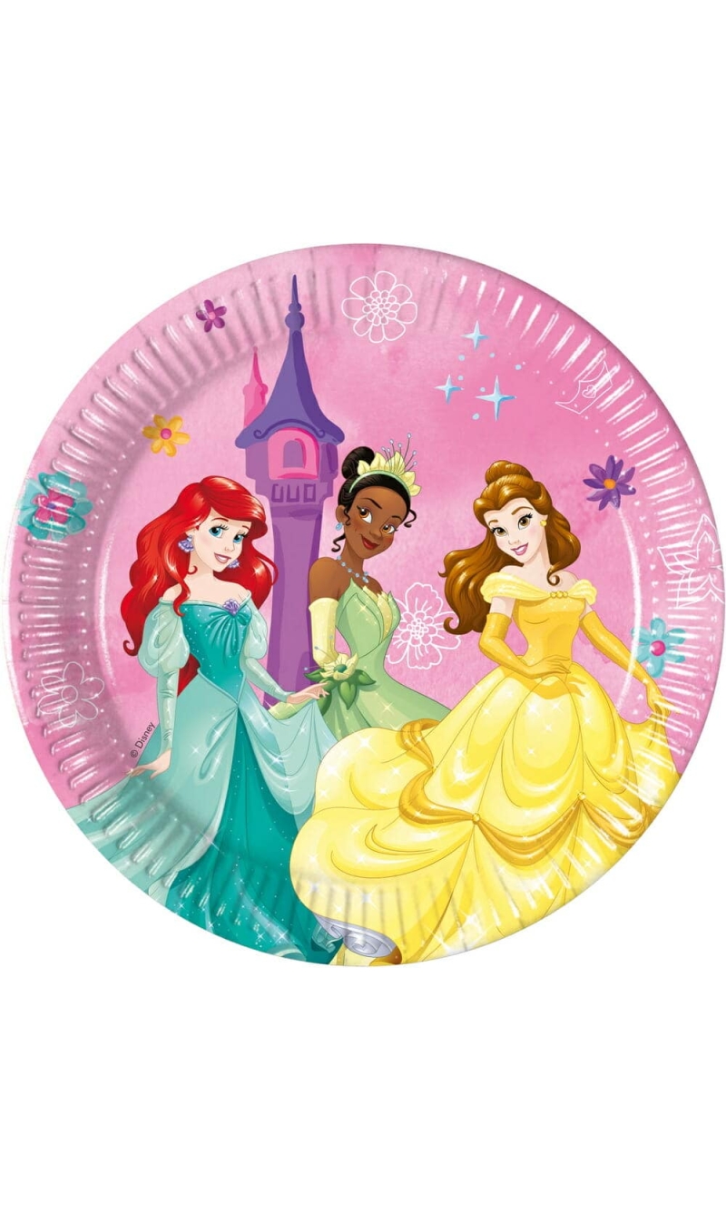 Princess Live Your Story FSC Paper Plates 20cm - 8pk