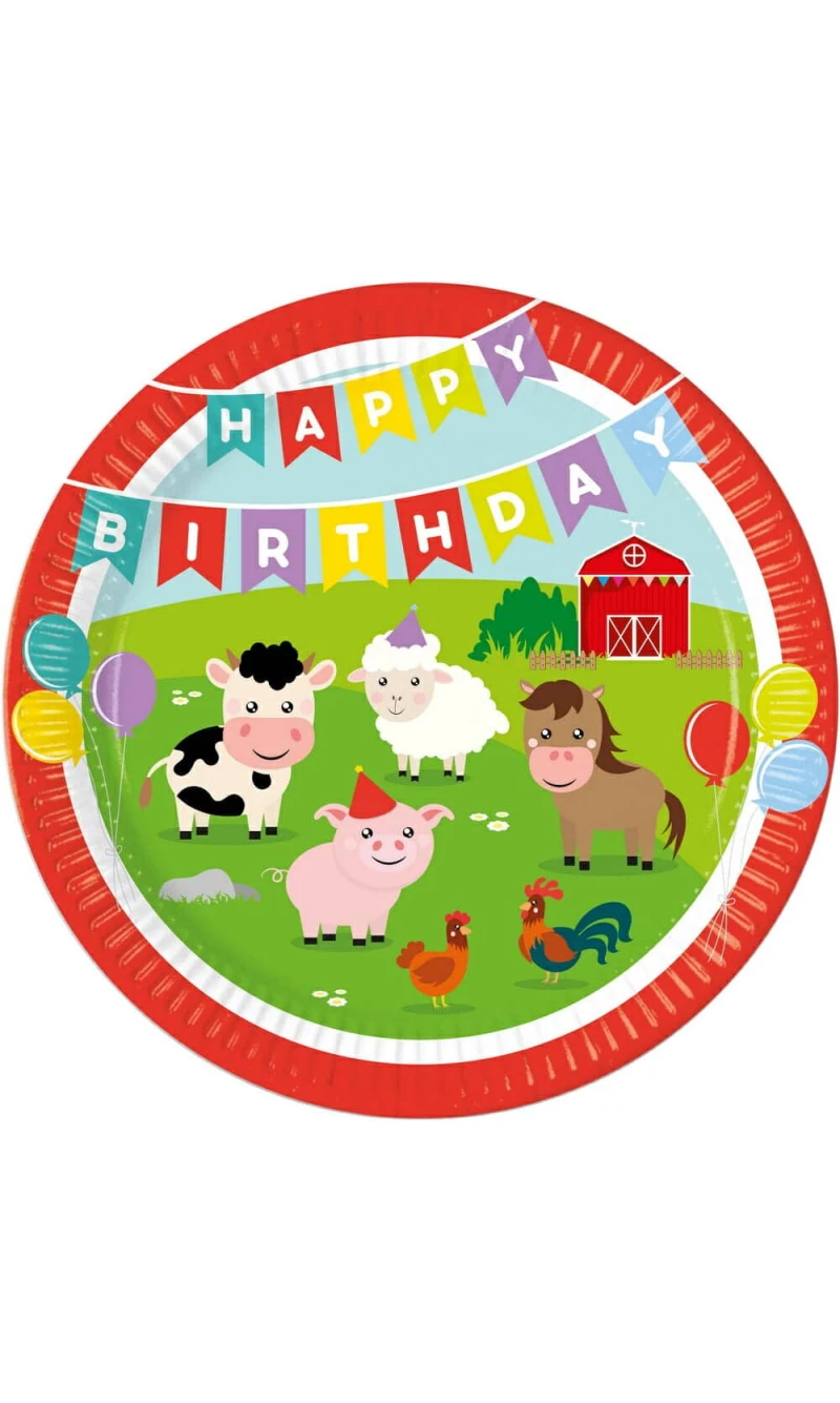Farm FSC Paper Plates 23cm - 8pk