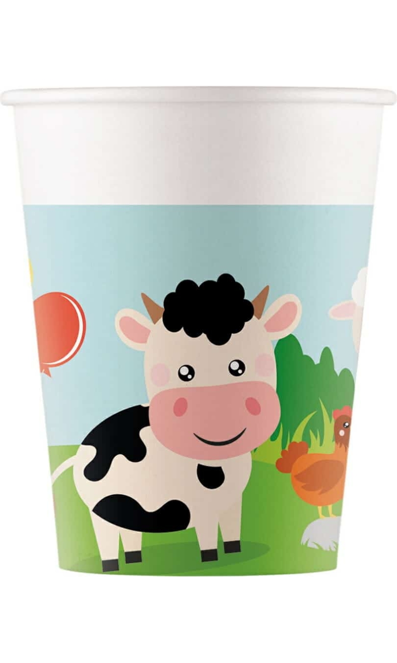 Farm FSC Paper Cups 200ml - 8pk
