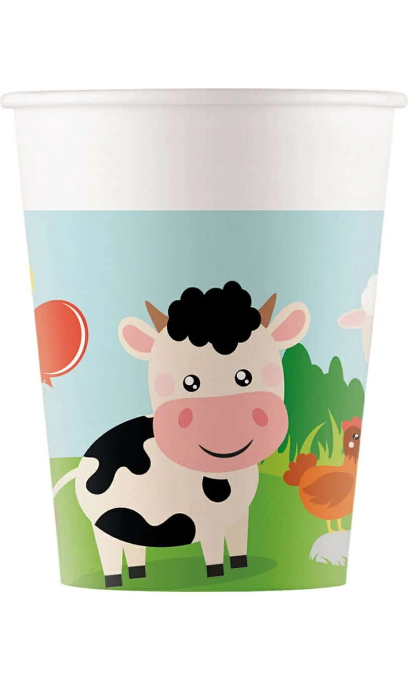 Farm FSC Paper Cups 200ml - 8pk