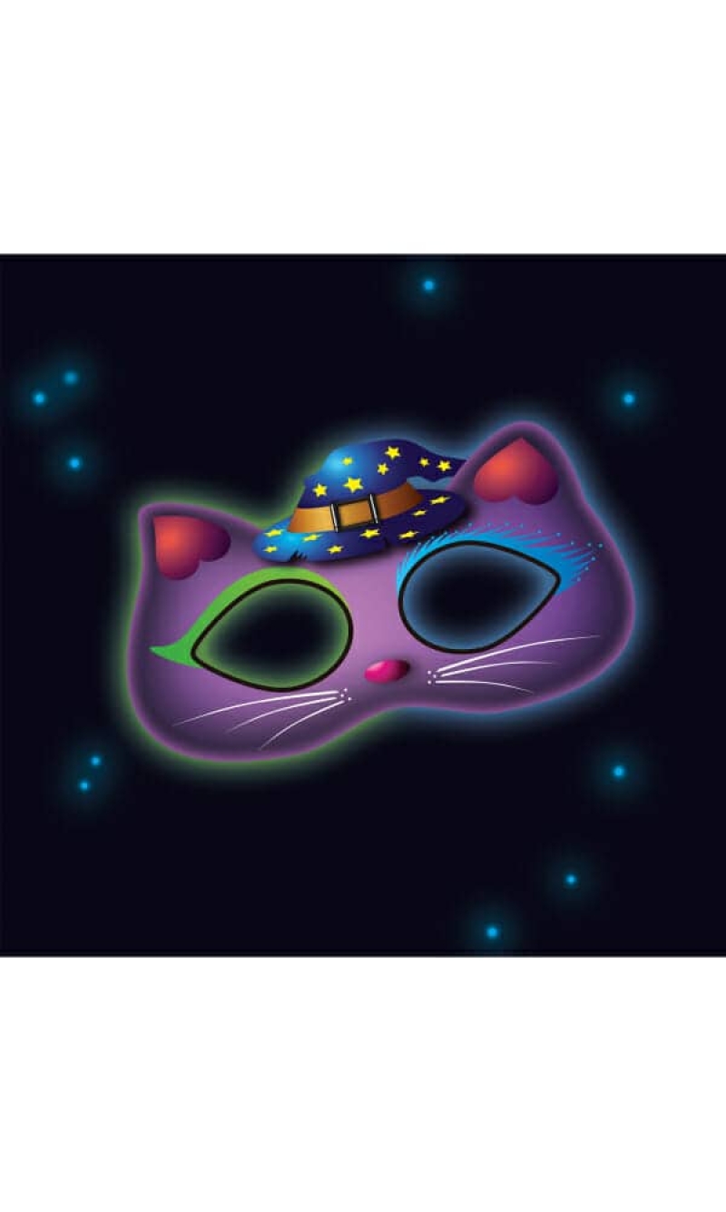 Glow Stick Mask Cat - 19 x 10cm