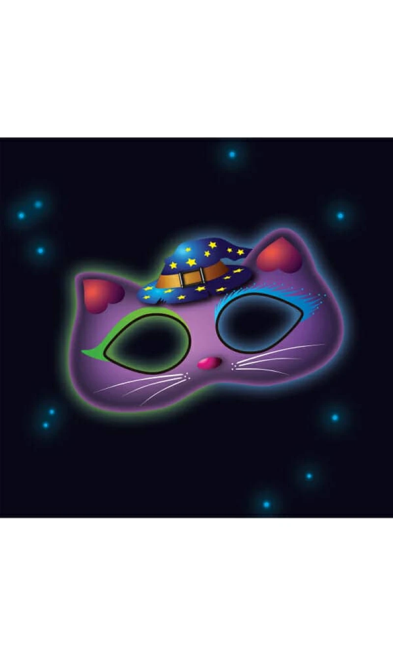 Glow Stick Mask Cat - 19 x 10cm