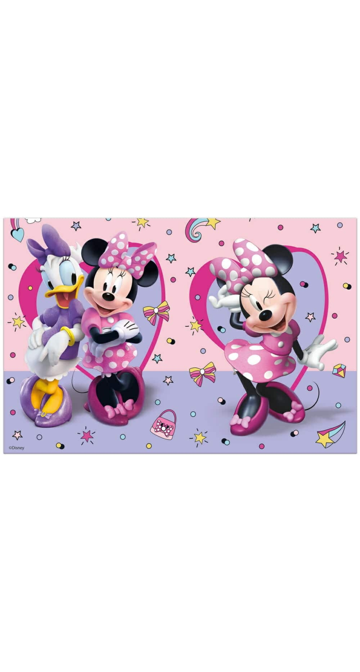 Minnie Junior Plastic Tablecover 120x180cm - 1pk