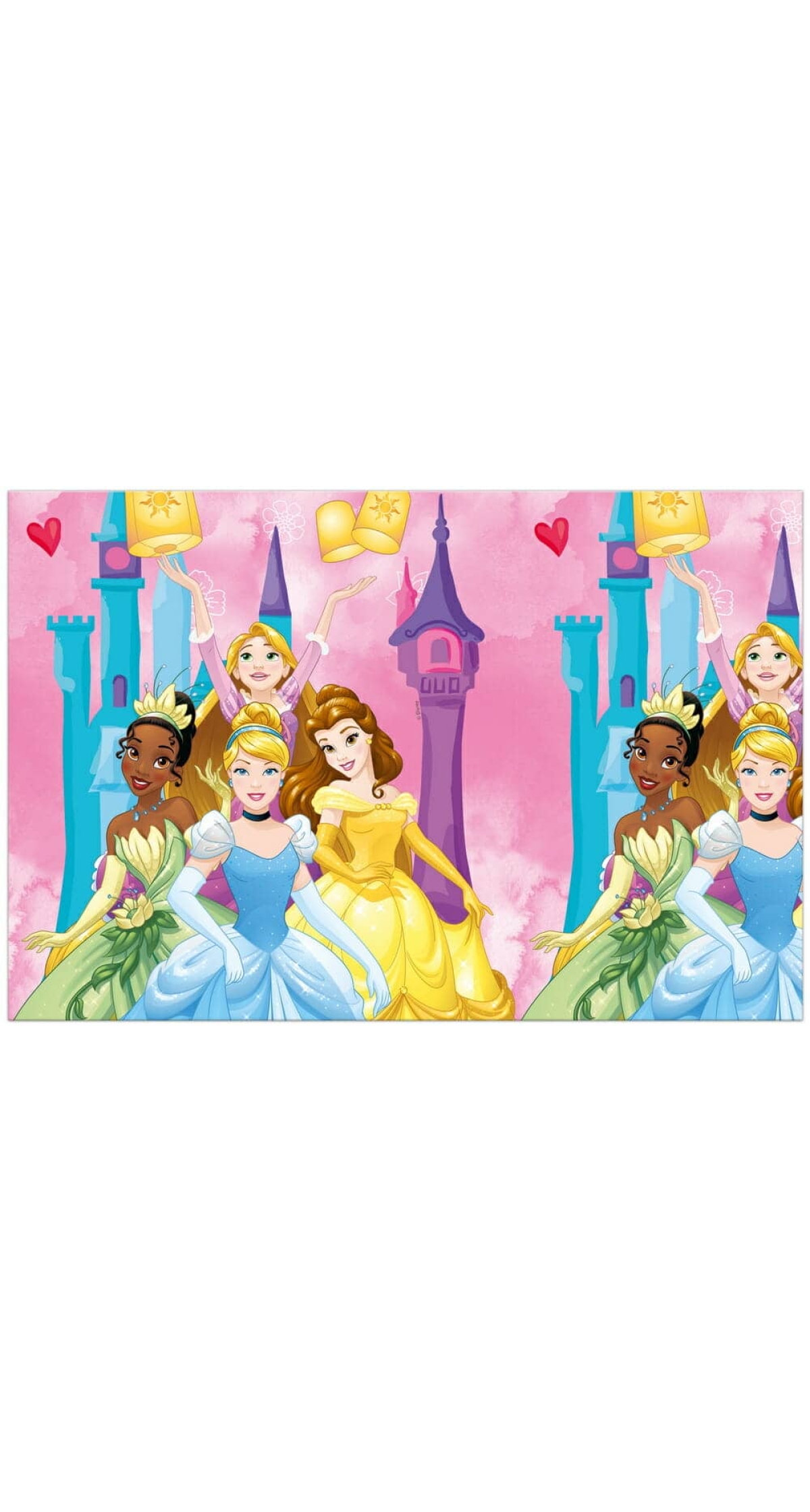 Princess Live Your Story Plastic Tablecover 120x180cm - 1pk