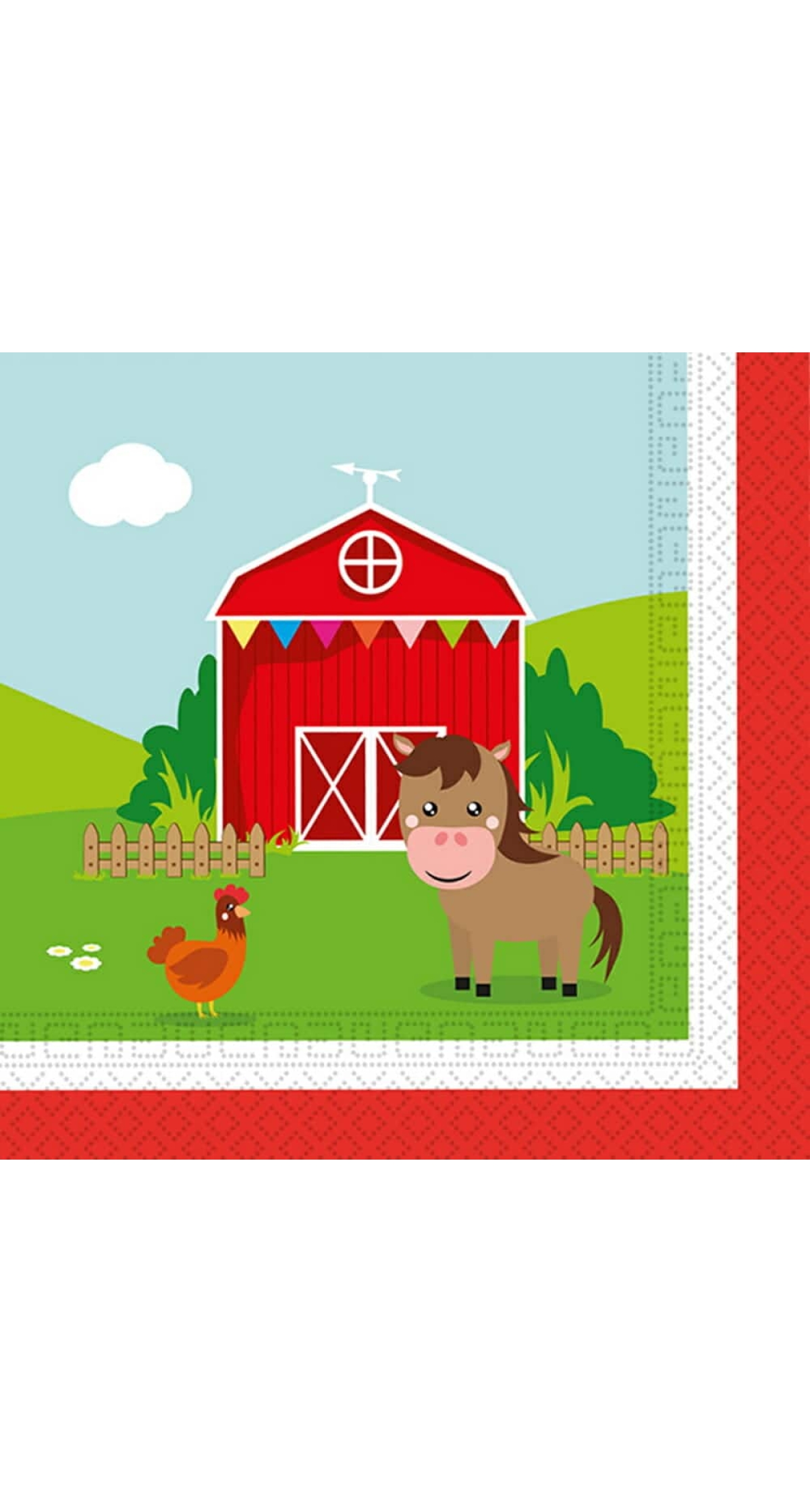 Farm FSC Two-Ply Paper Napkins 33x33cm - 20pk