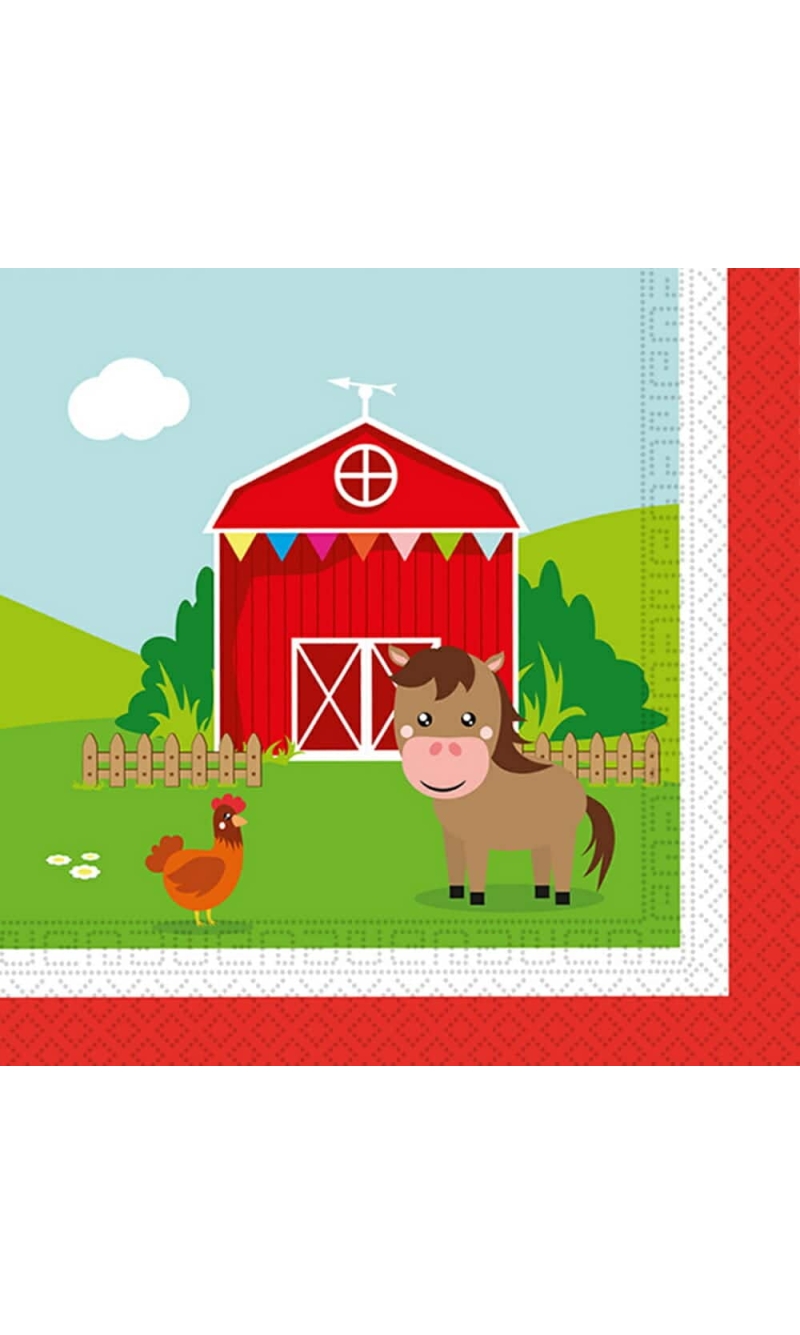 Farm FSC Two-Ply Paper Napkins 33x33cm - 20pk