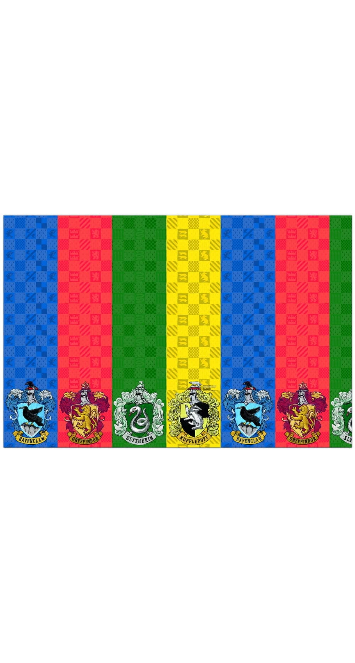 Harry Potter Hogwarts Houses FSC Paper Tablecover 120x180cm - 1pk