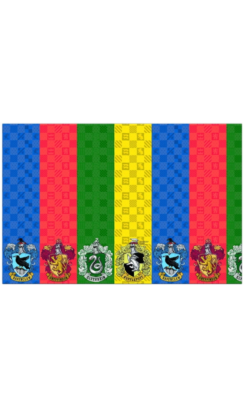 Harry Potter Hogwarts Houses FSC Paper Tablecover 120x180cm - 1pk
