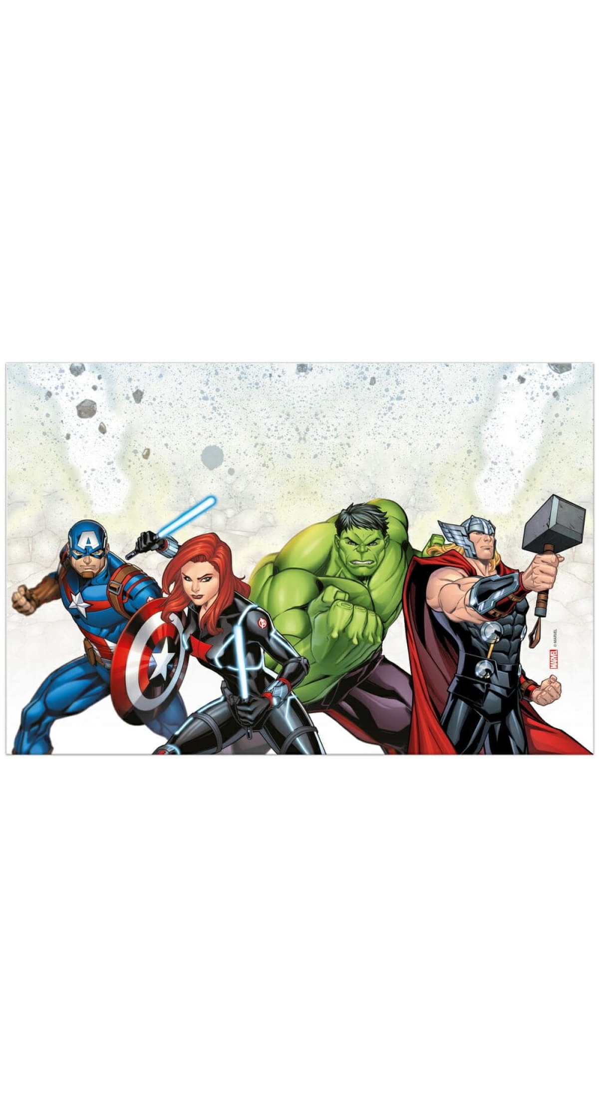 Avengers Infinity Stones Plastic Tablecover 120x180cm - 1pk