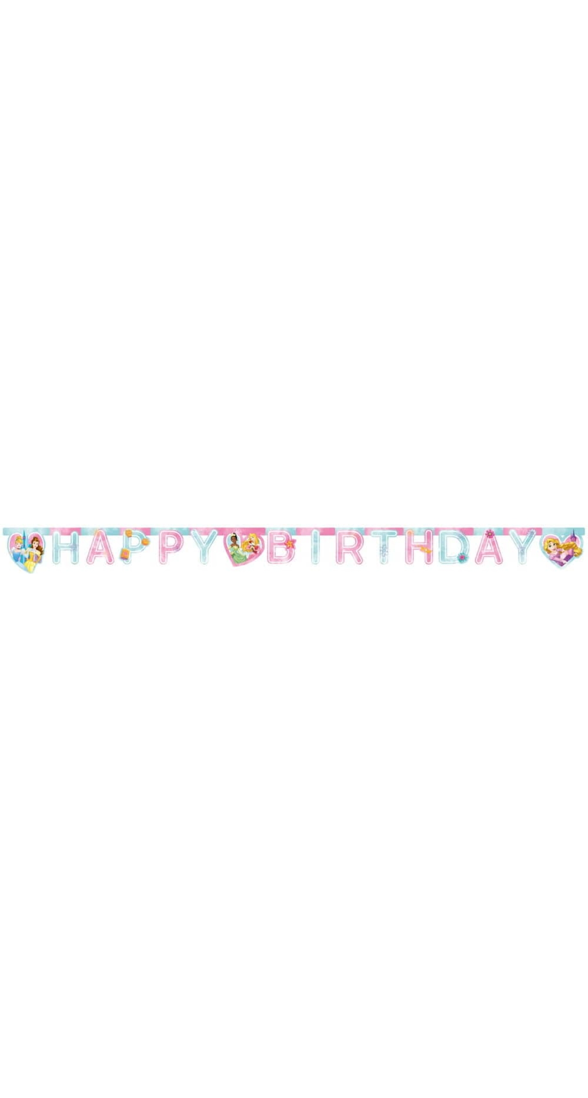 Princess Live Your Story FSC "Happy Birthday" Die-Cut Banner - 1pk