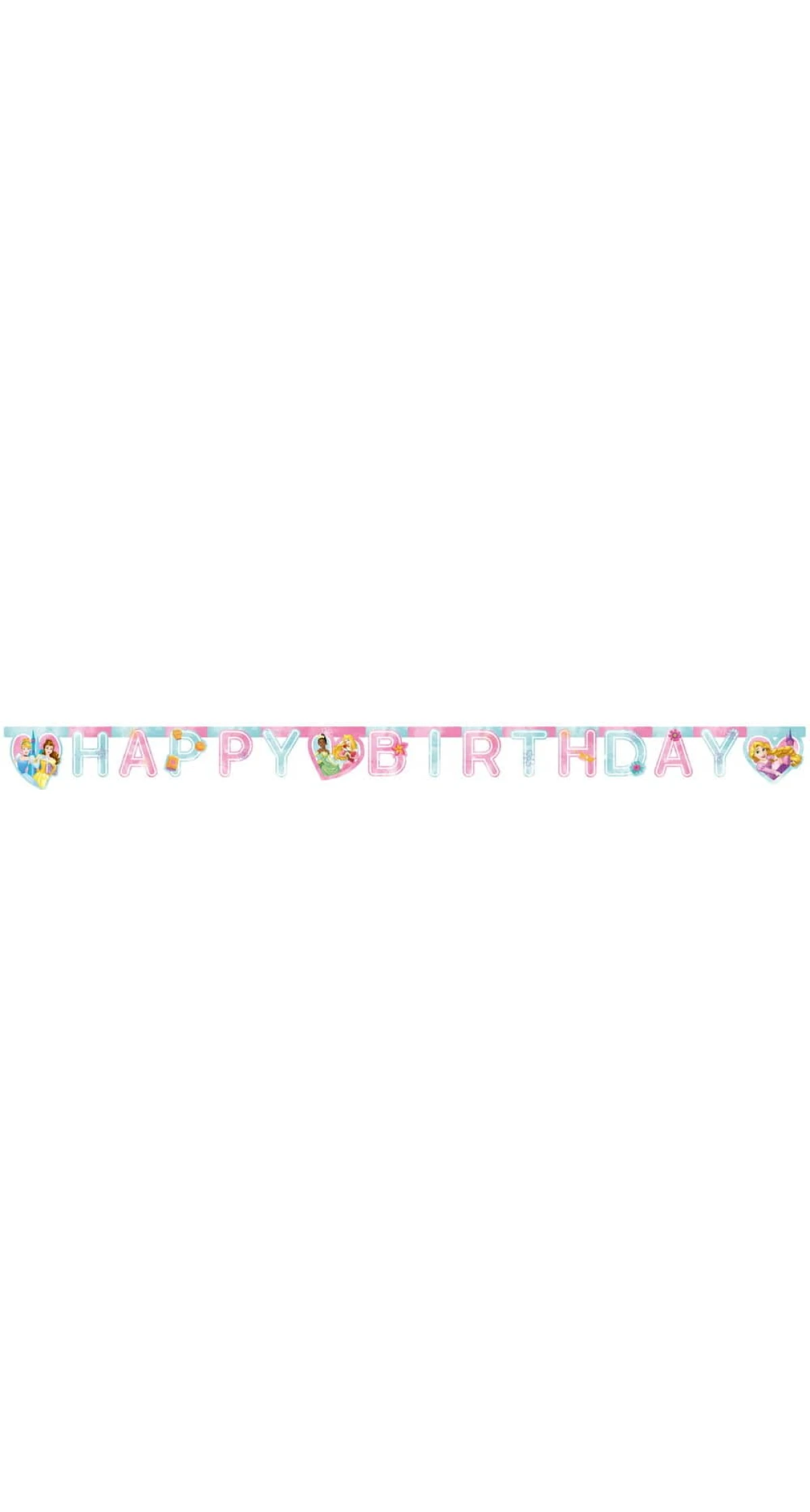 Princess Live Your Story FSC "Happy Birthday" Die-Cut Banner - 1pk