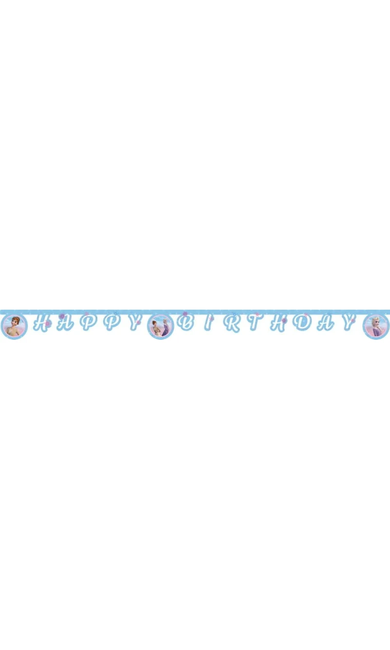 Frozen 2 Wind Spirit FSC "Happy Birthday" Die-Cut Banner - 1pk