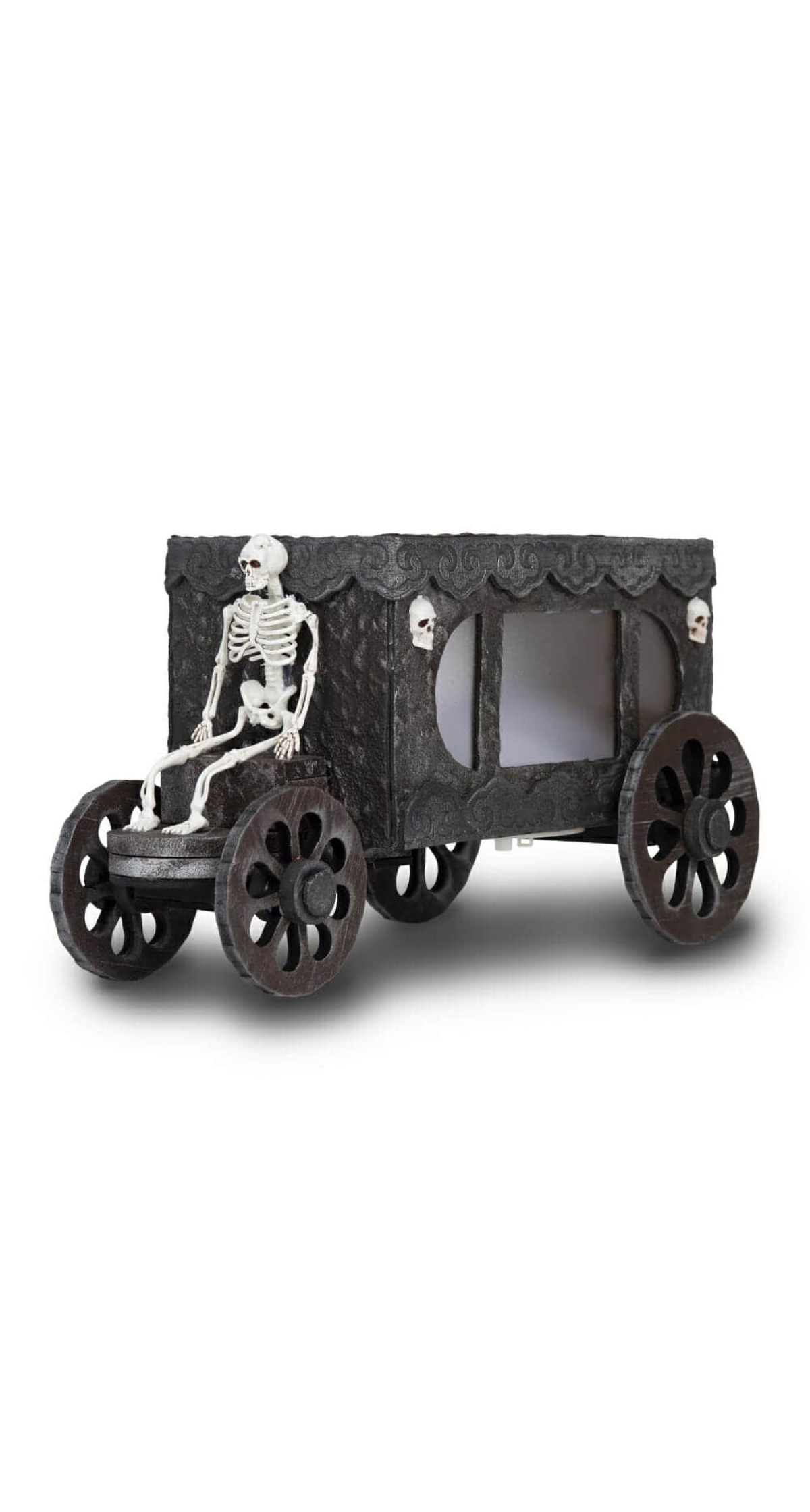 Funeral Carriage With Light & Sound -  18cm x 31cm x 18cm