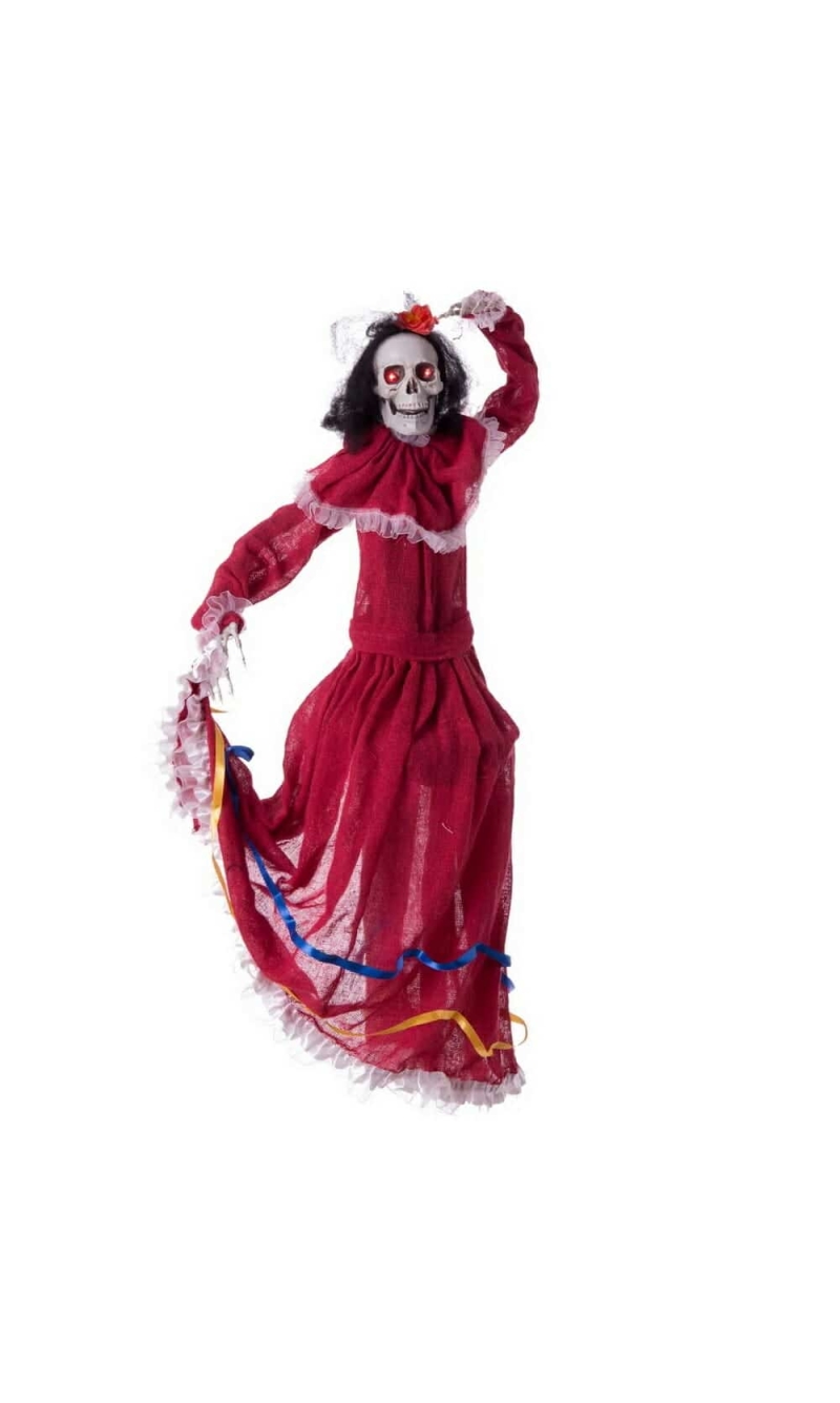 Mexican Ballerina With Light, Sound & Movement - 60x10x80cm