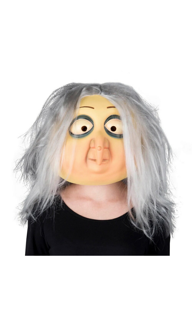 The Addams Family - Grandmama Addams Mask with Hair