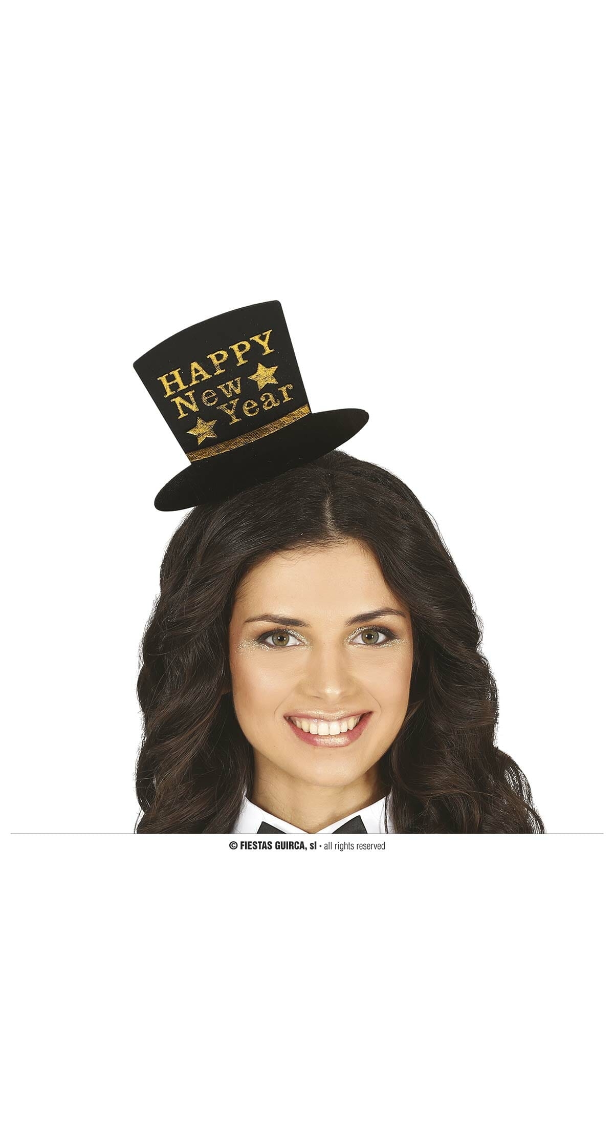 Gold Happy New Year Mini Headband