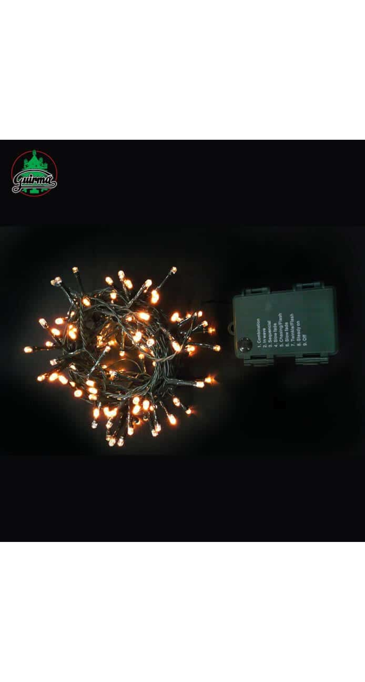 Multifunction 144 Led Warm White Lights With Batteries – 11.2mt
