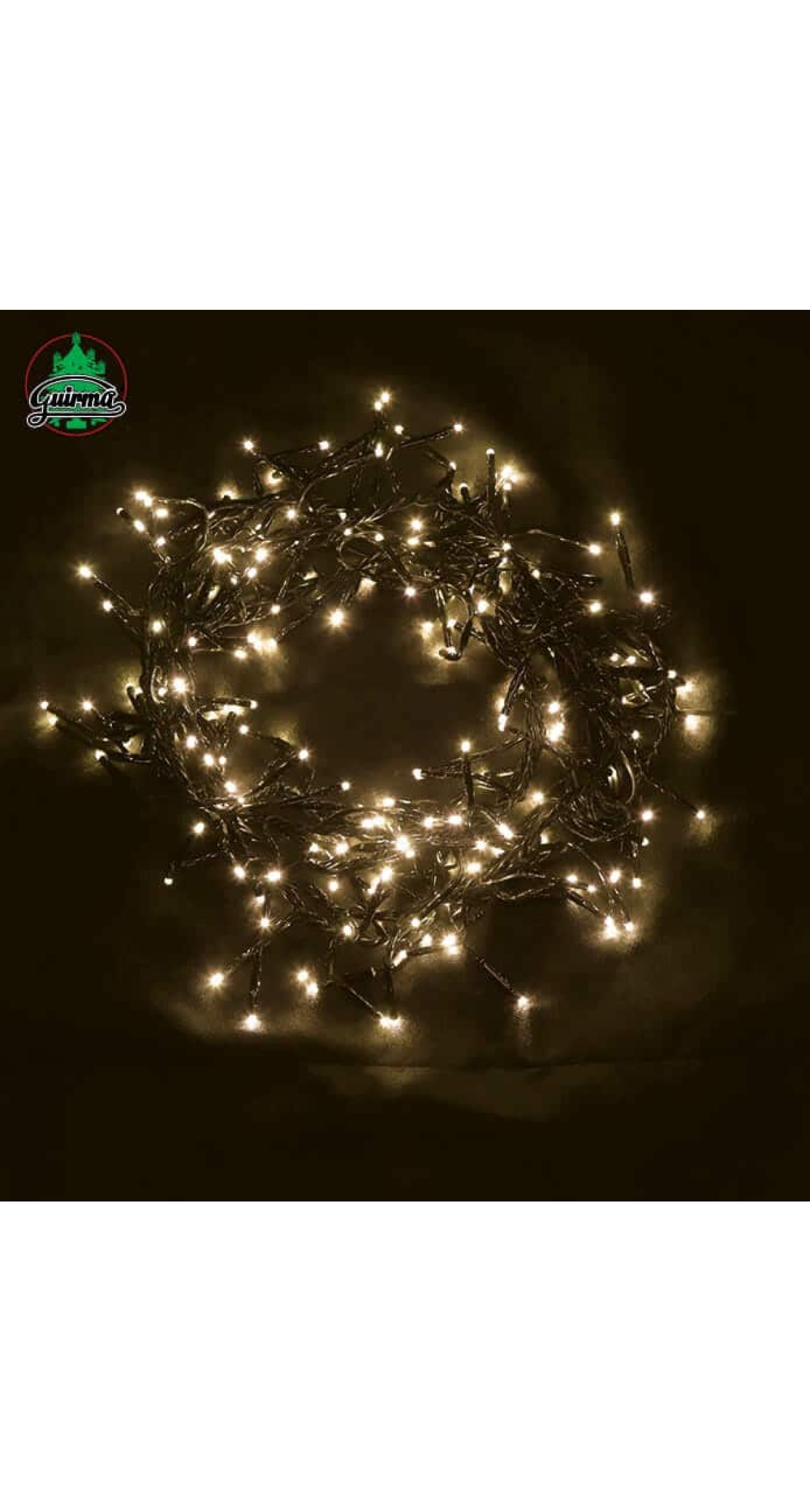 Multifunction 100 Led Warm White Lights 240v – 4.8mt
