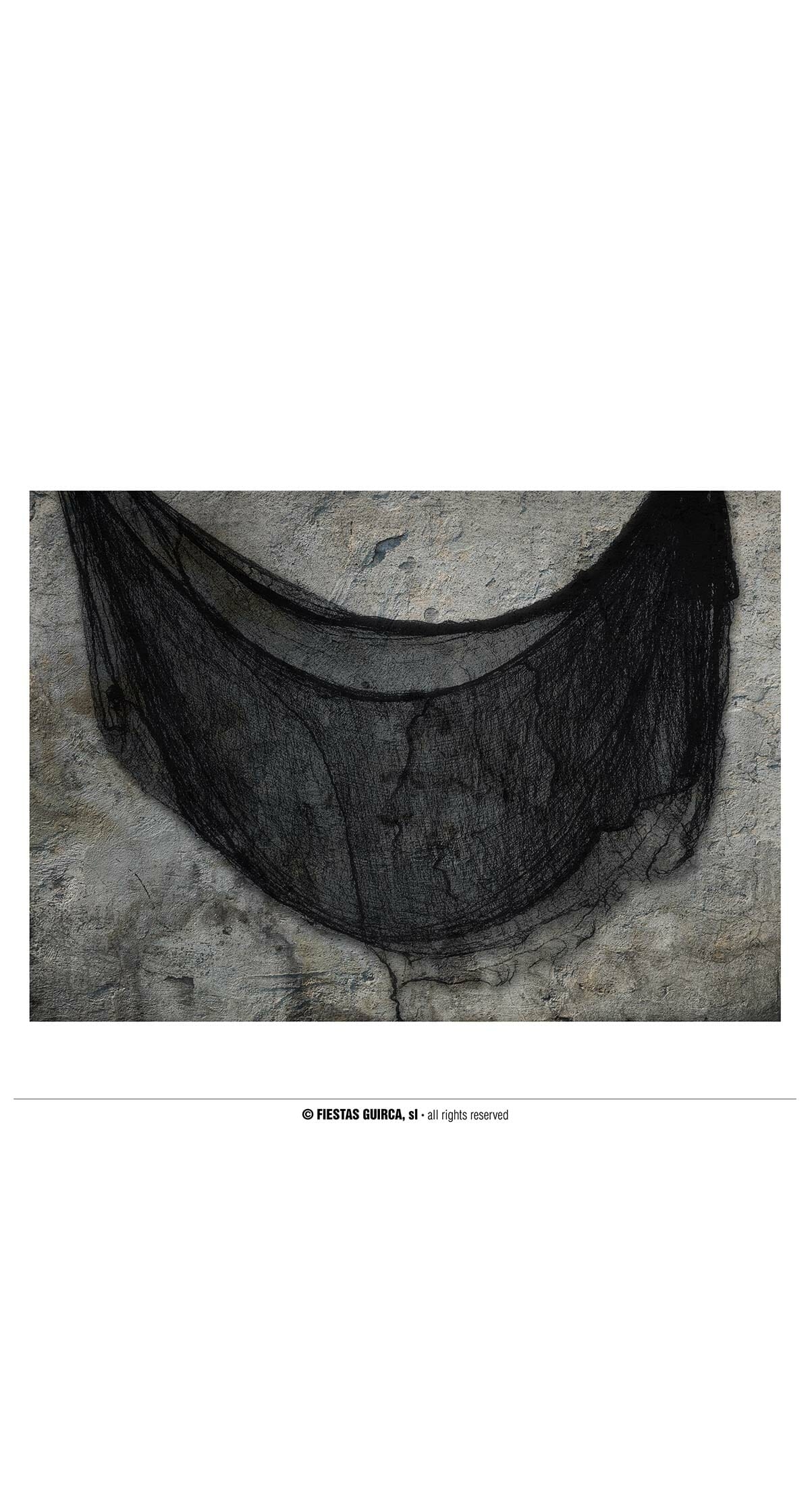 Halloween Black Fabric - 76 x 228cm