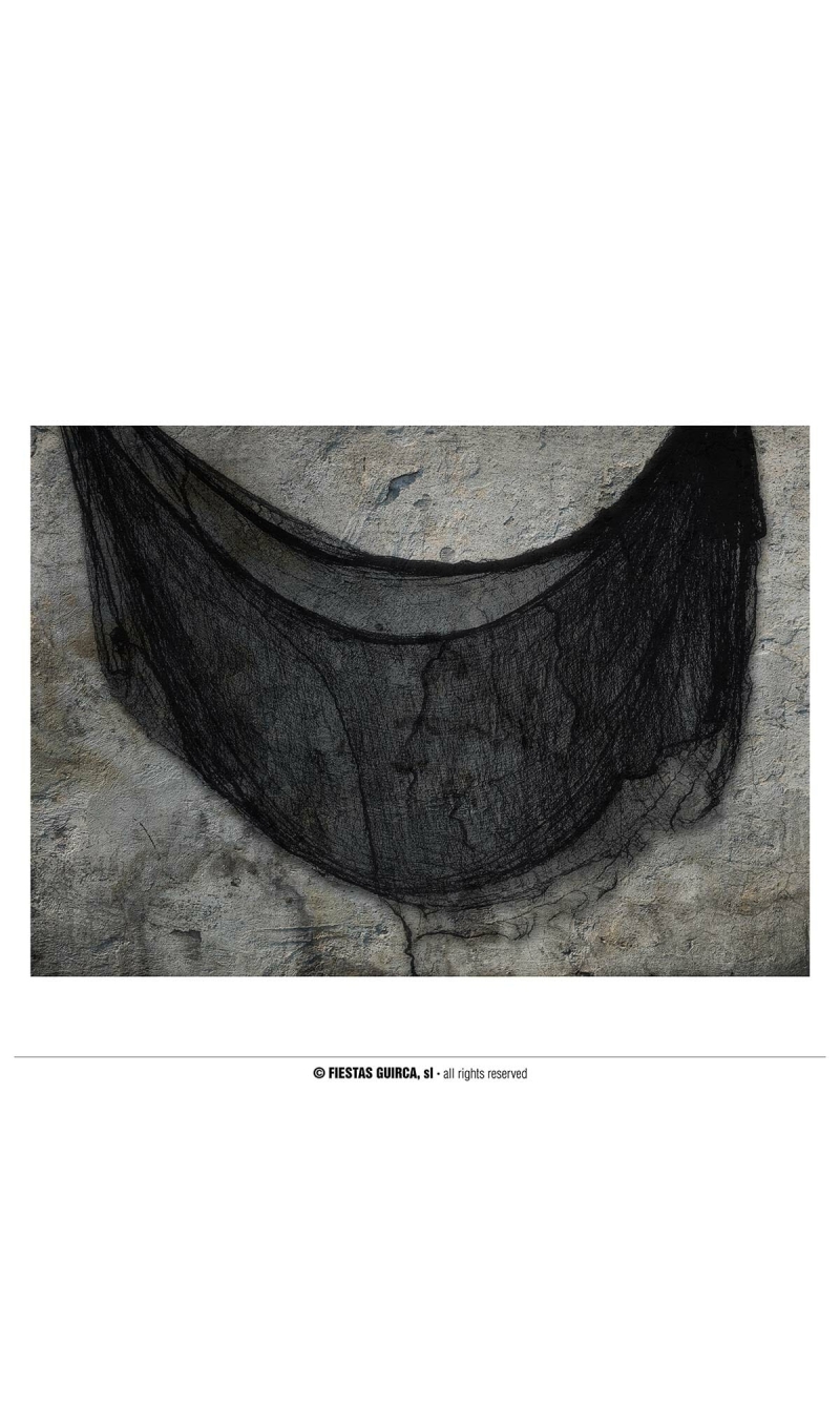 Halloween Black Fabric - 76 x 228cm