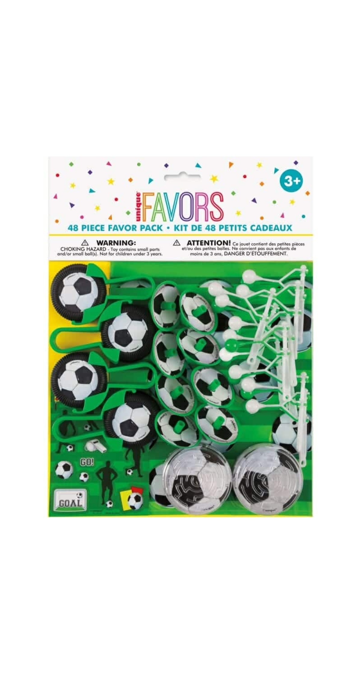 Football Party Favor Pack - 48pcs
