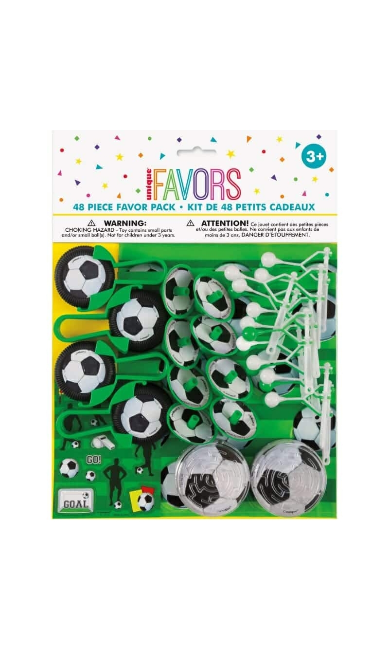 Football Party Favor Pack - 48pcs