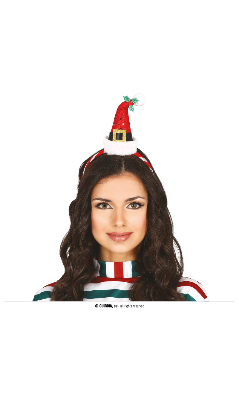 Christmas Mini Santa Hat Headband