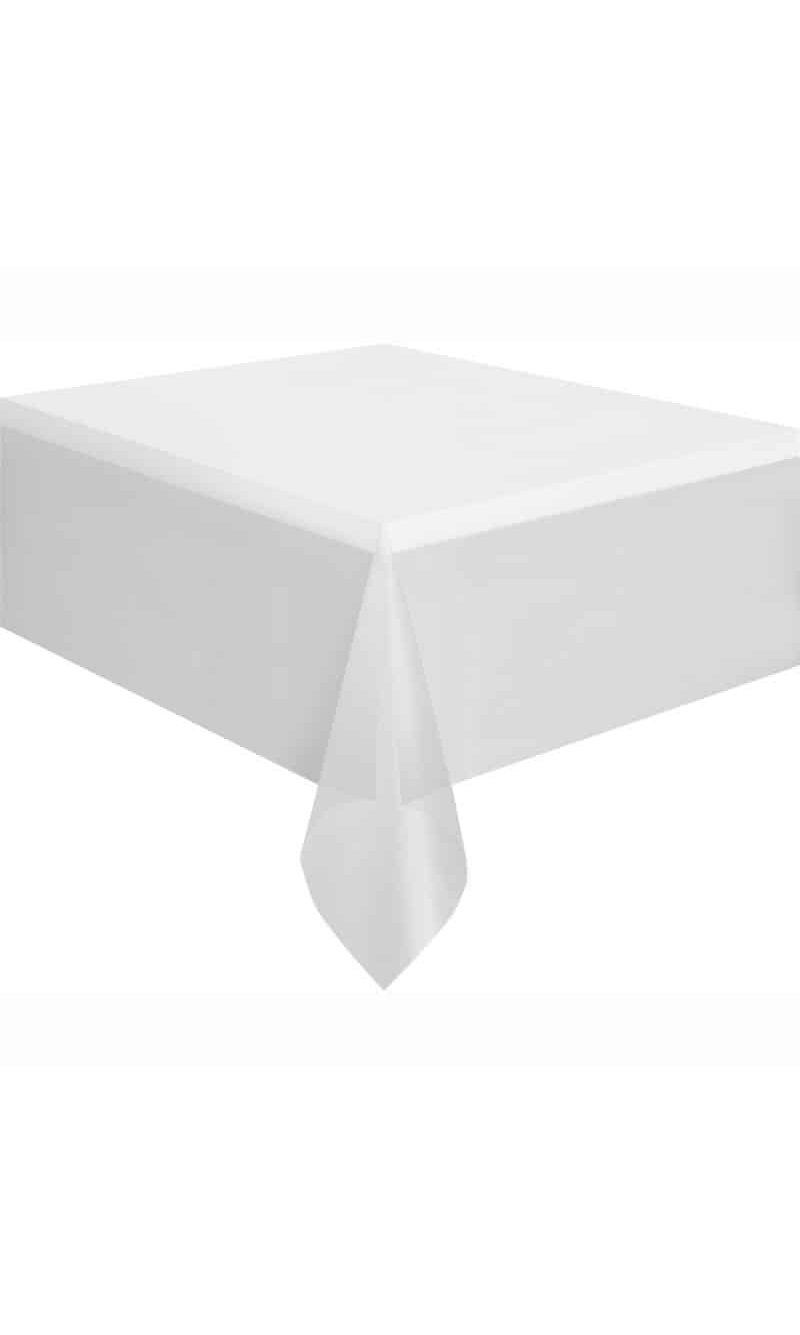 Rectangular Plastic Table Cover (54"x108") - Clear