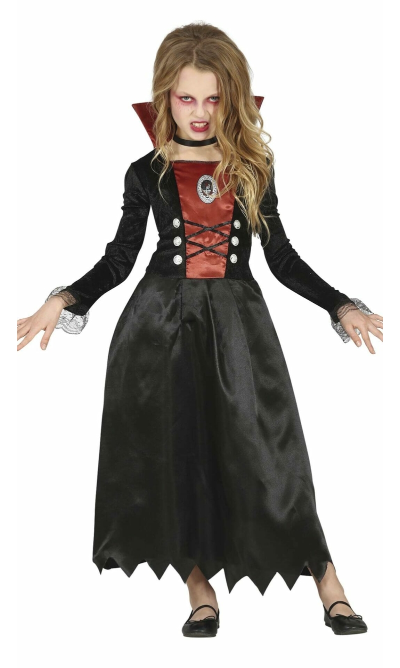 Elegant Vampiress Girl - Age 3 to 4 Years