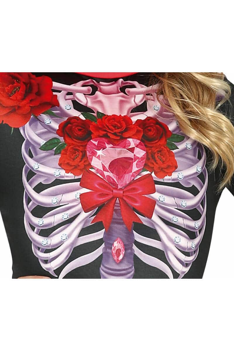 Day of the Dead Cool Skeleton Girl - Age 5 to 6 Years
