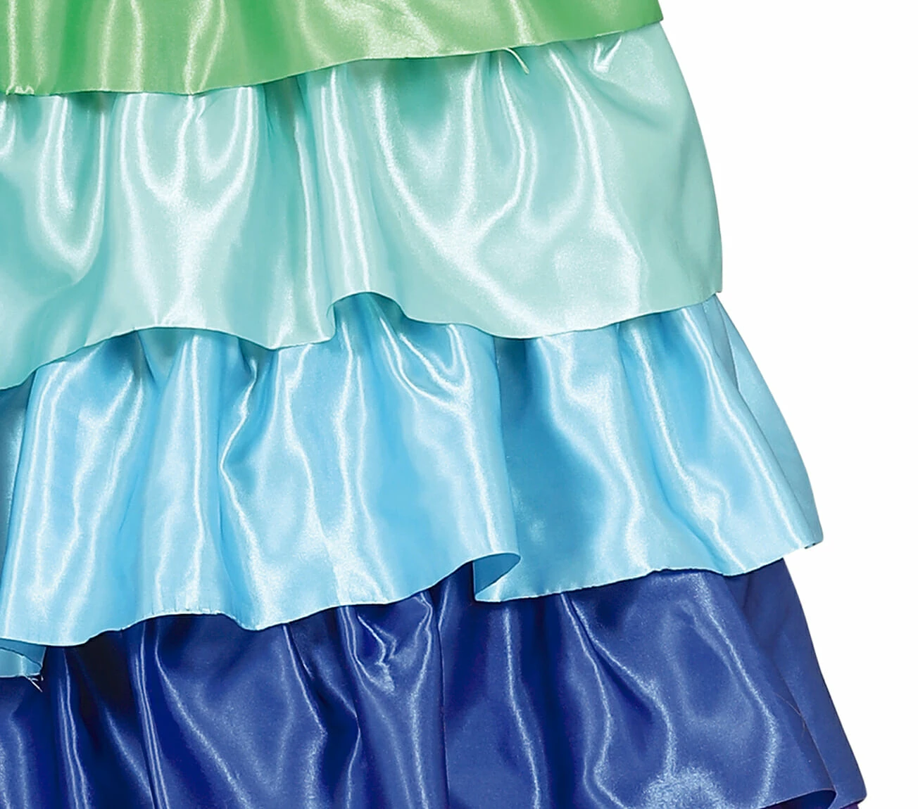 Day of the Dead Lady with Rainbow Ruffles - Adult Size Small (8-10)