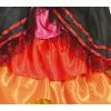 Day of the Dead Lady with Rainbow Ruffles - Adult Size Large (14-16)