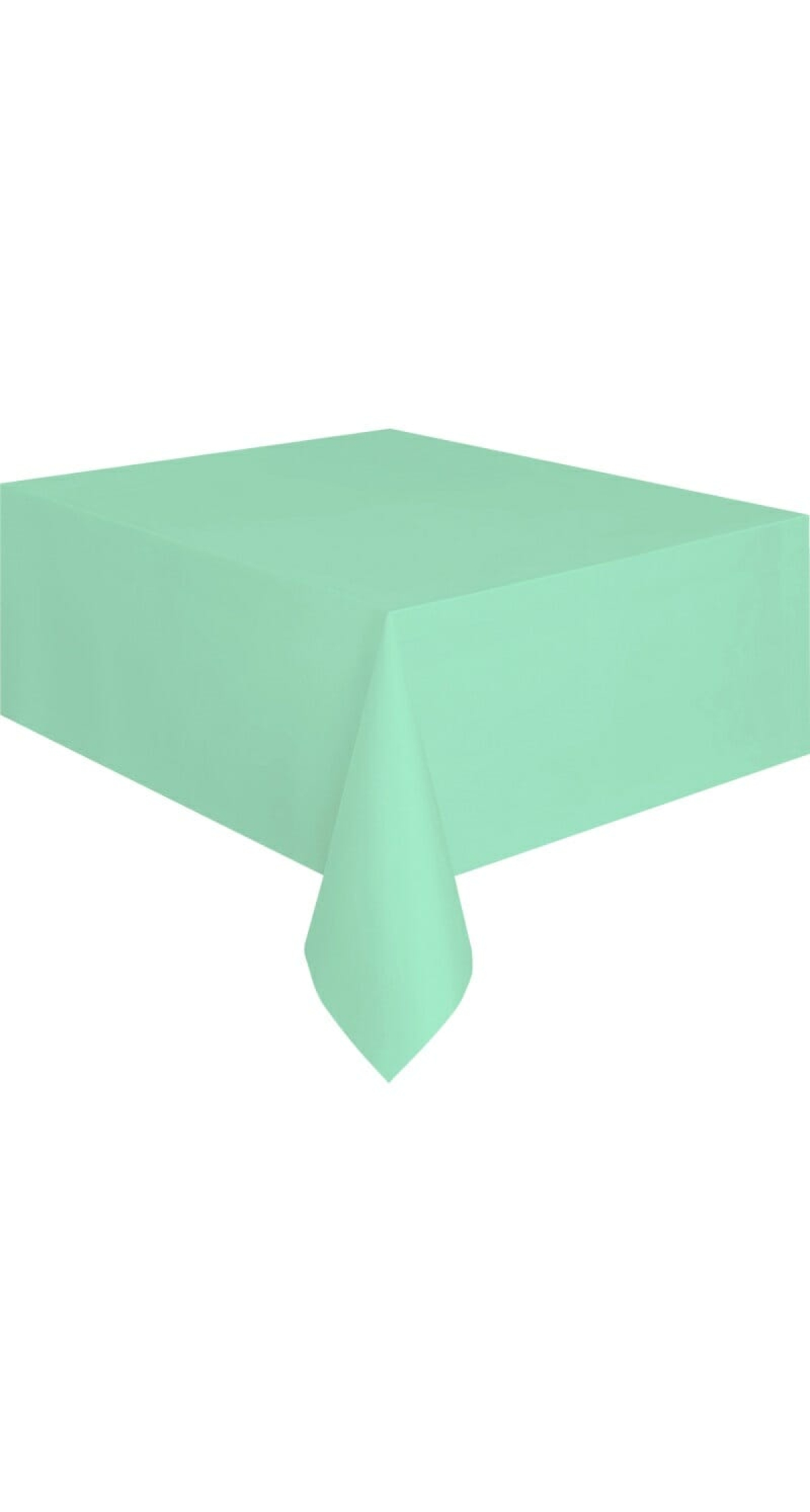 Rectangular Plastic Table Cover (54"x108") - Mint