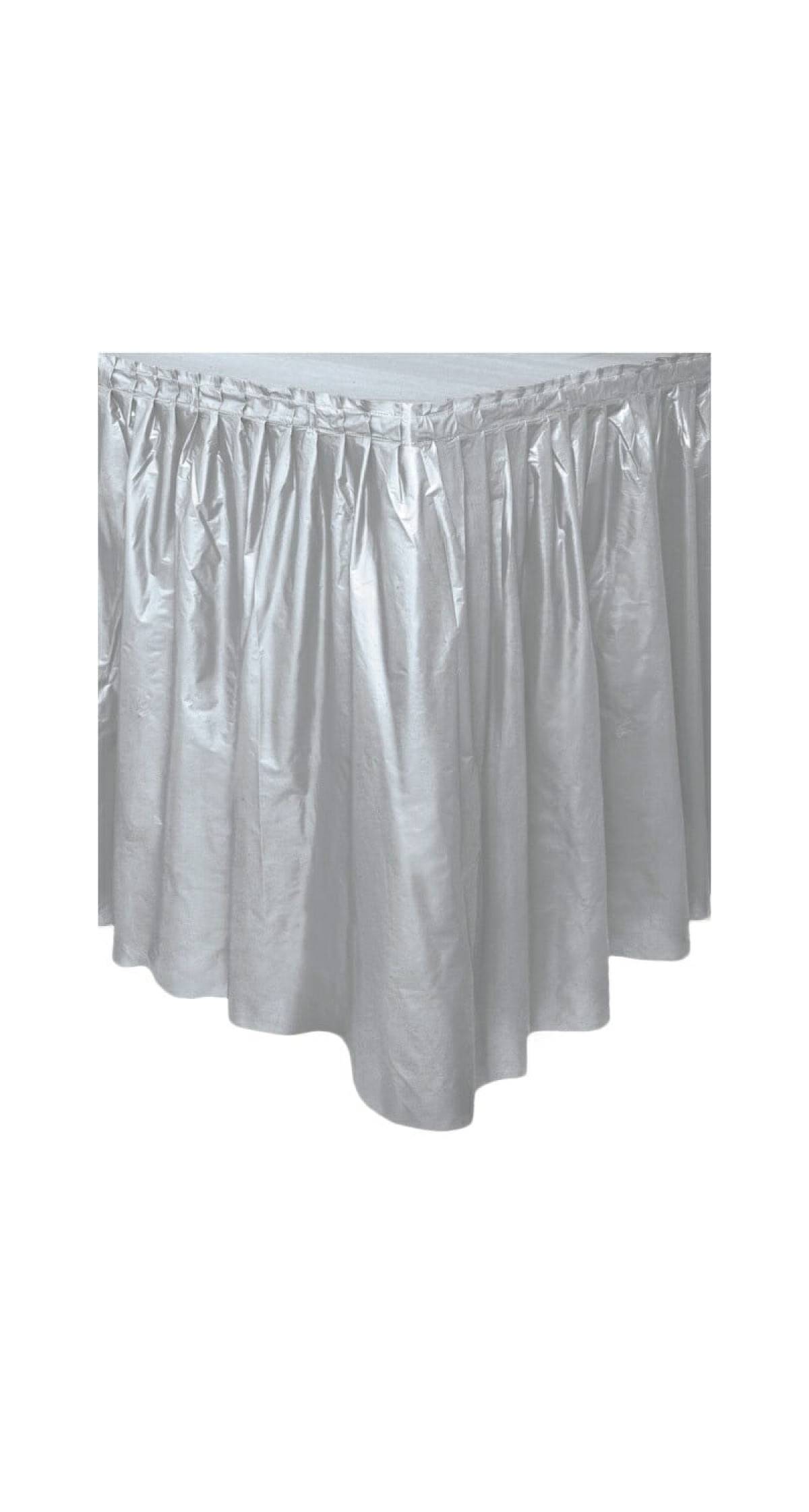 Table Skirt (29"x14ft) - Silver