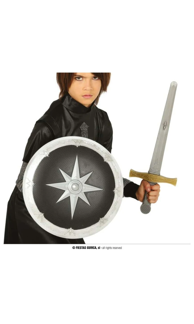 Medieval Shield 35cm & Sword 50cm