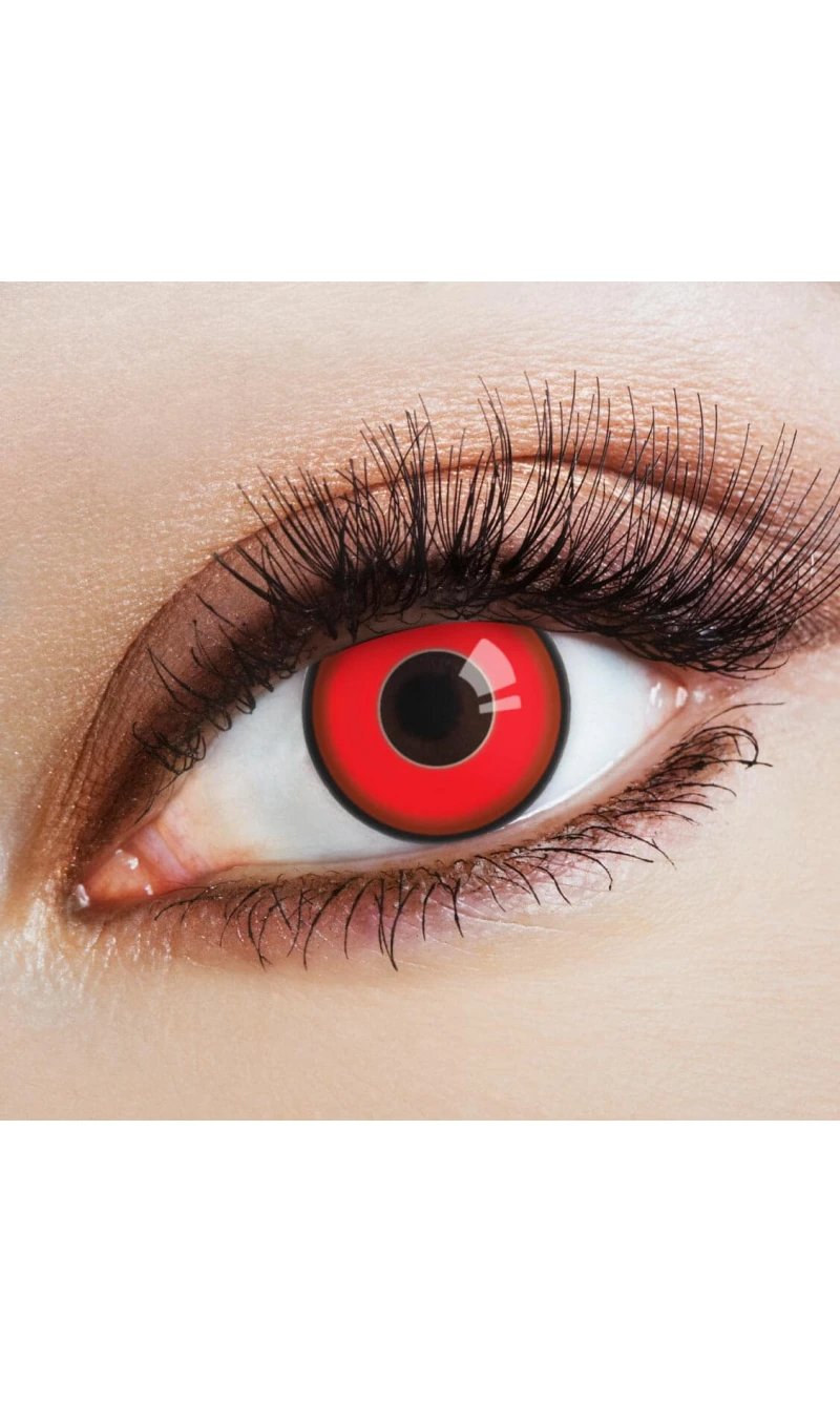 Contact Lenses Red Devil (1 Pair) - 12 Month Use