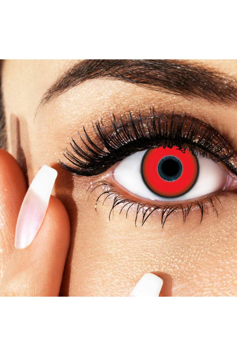 Contact Lenses Red Devil (1 Pair) - 12 Month Use