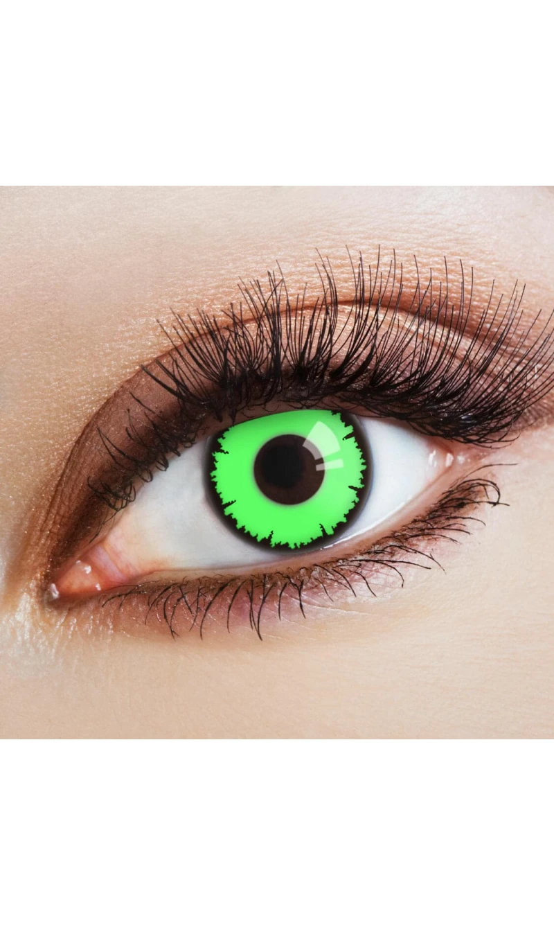 Contact Lenses Green Vampire (1 Pair) - 12 Month Use