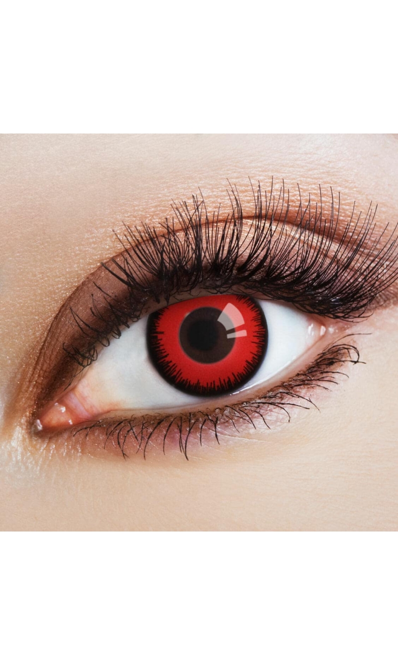 Contact Lenses Red Nights (1 Pair) - 12 Month Use