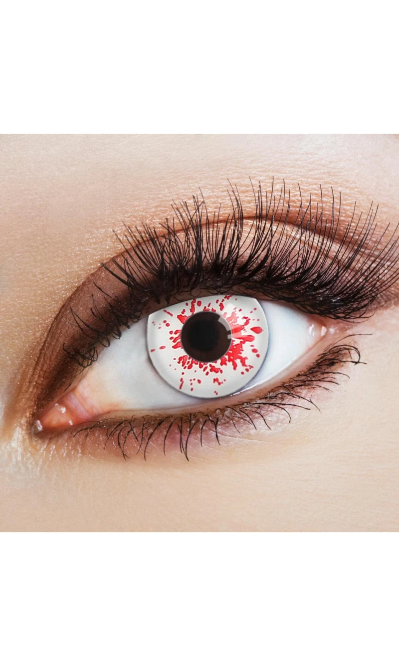 Contact Lenses Blood Splash (1 Pair) - 12 Month Use