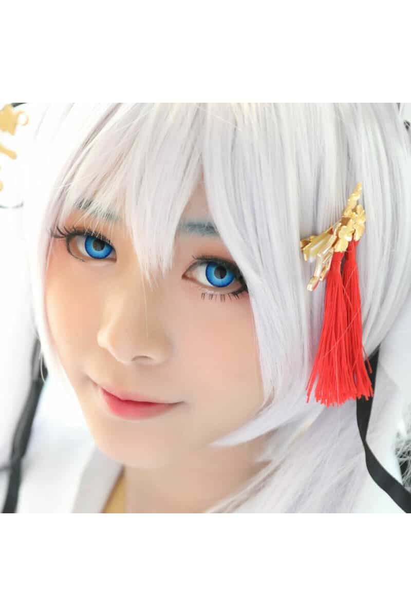 Contact Lenses Steelblue Eye (1 Pair) - 12 Month Use