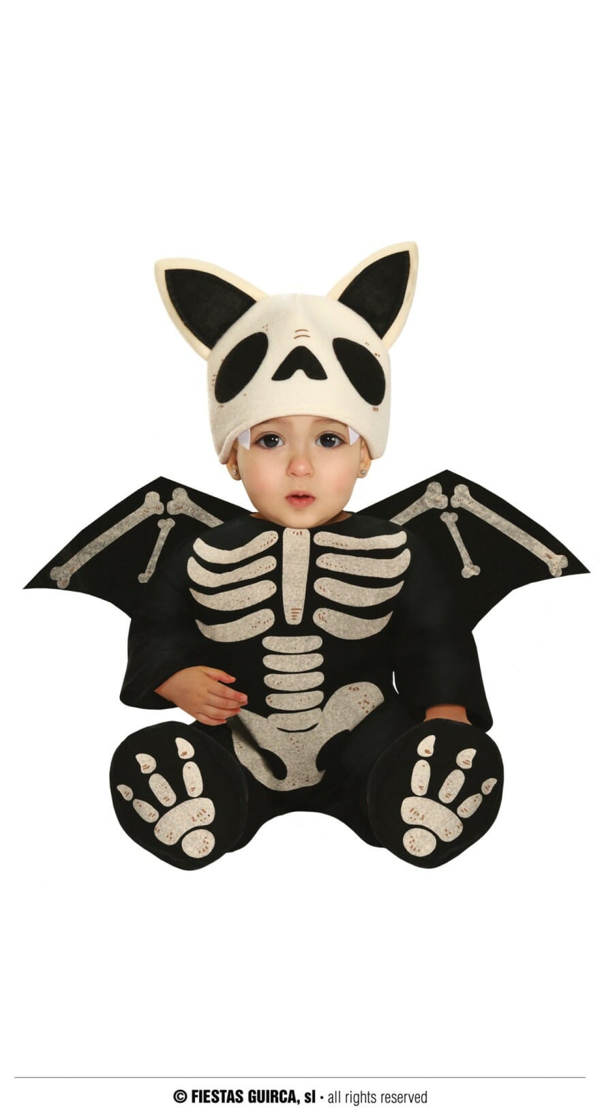 Skeleton Baby Halloween Costume - Age 12 to 24 Months