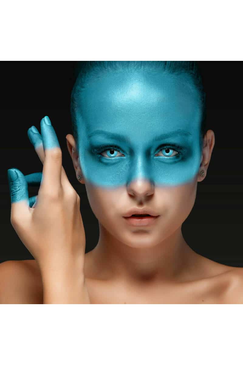 Contact Lenses Blue Galaxy (1 Pair) - 1 Day Use