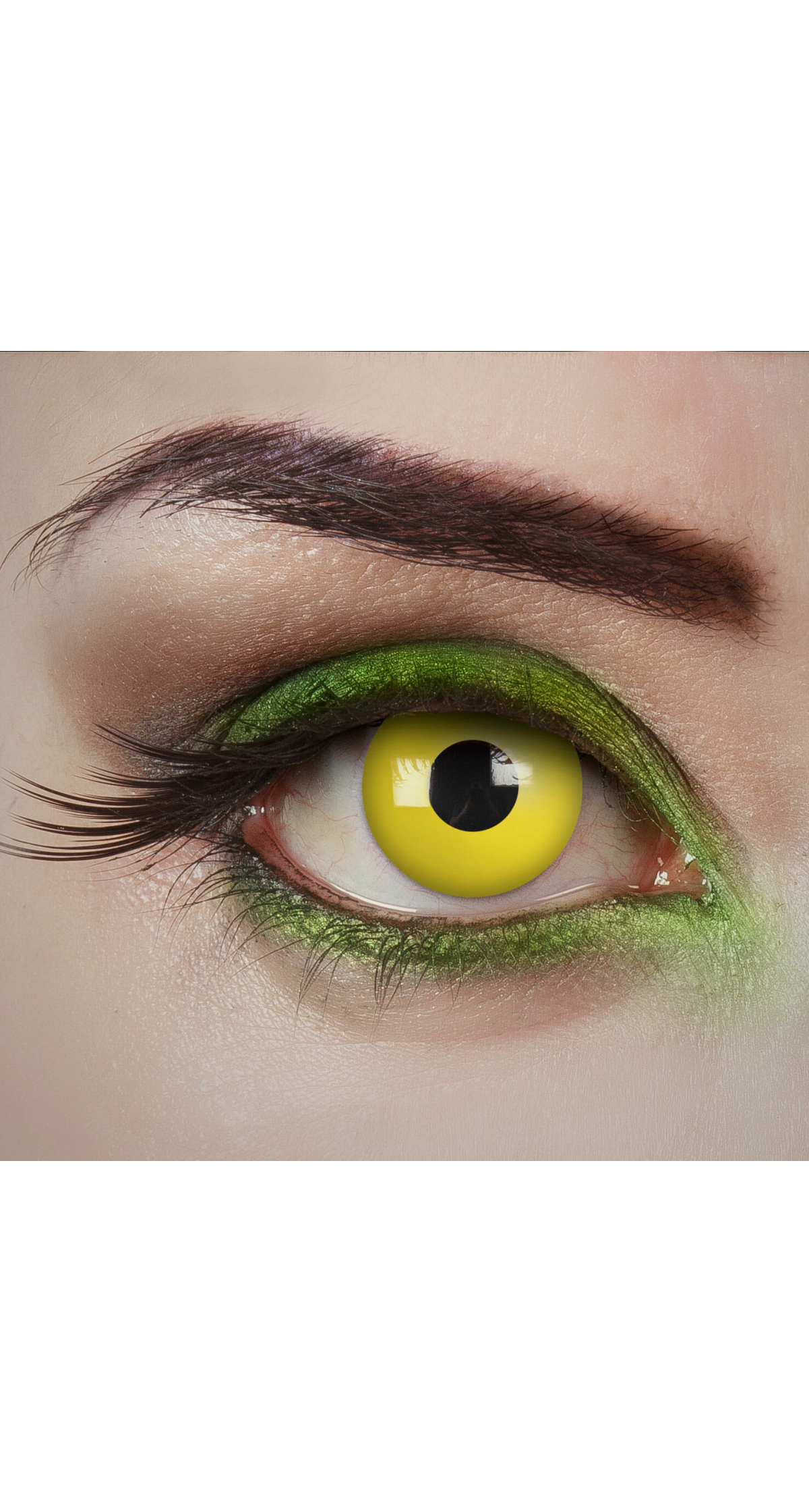 Contact Lenses Yellow Fear (1 Pair) - 1 Day Use